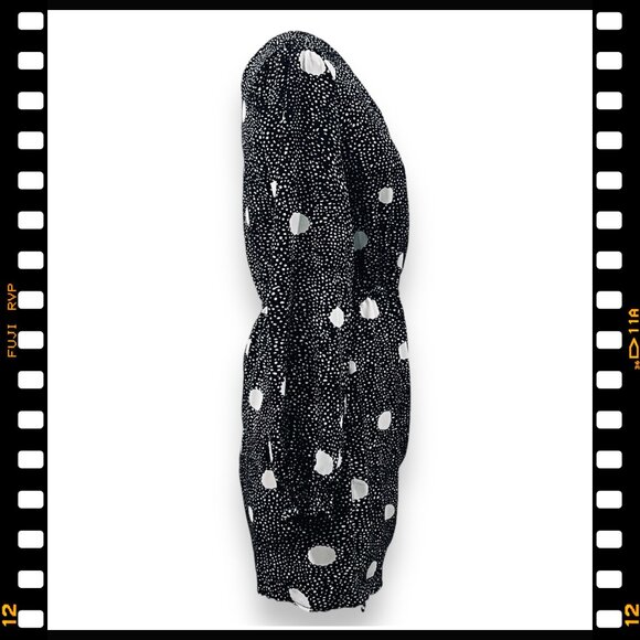 AX PARIS One-Shoulder Polka Dot Ruched Dress - Size US 10 / UK 14  - Brand New - Picture 6 of 9